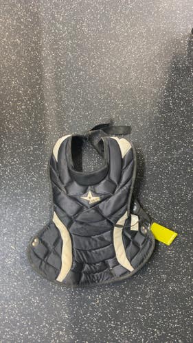 Used All Star ALL STAR CHEST PROTECTOR Catchers Chest Protector Black Intermed 11831-S000030874