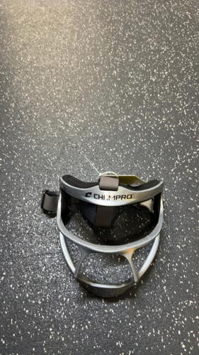 Used Champro FIELDERS MASK BB/SB Fielders Mask Grey SM 11831-S000035734