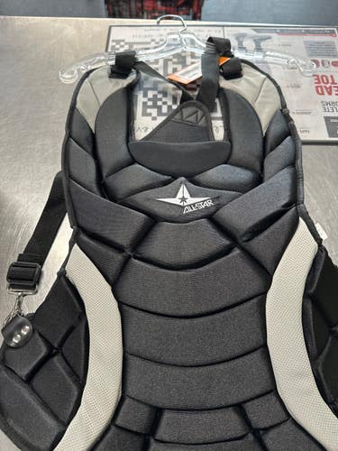 Used All Star ALL STAR CHEST PROTECTOR Catchers Chest Protector Black Adult 11831-S000027884