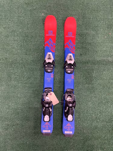 Kid's Salomon QST Max Jr 80 cm Skis With Bindings (Used)