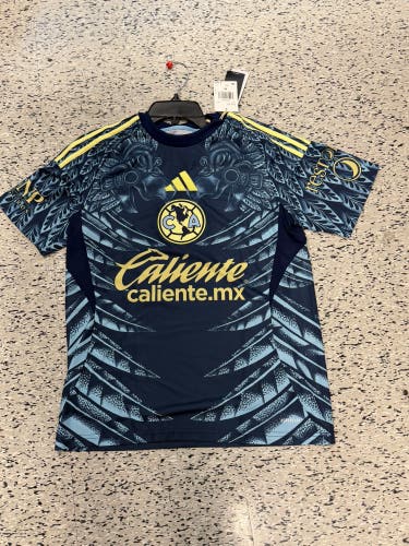 adidas Men's Club América 25/26 Authentic Away Jersey (Blue)