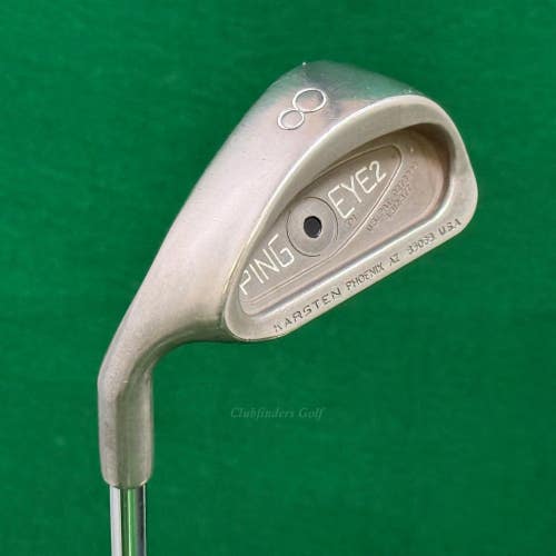 LH Ping Eye 2 Black Dot Single 8 Iron Karsten ZZ-Lite Steel Stiff