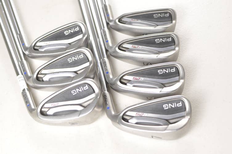 Ping G25 4-W Iron Set Senior SR Flex Blue Dot Right CFS Steel #227084
