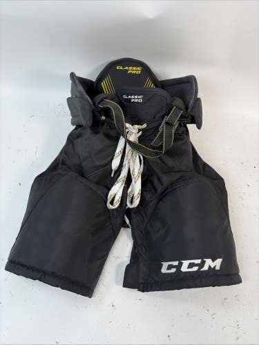 CCM Classic Pro Hockey Pants, Black, Junior Small
