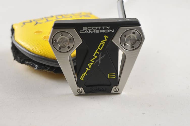 Titleist 2019 Scotty Cameron Phantom X 6 33.5" Putter Steel with Cover #227434