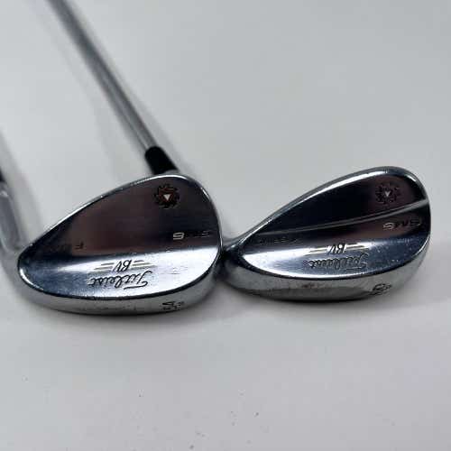 Titleist Vokey SM6 Tour Chrome Wedge Set 54* 14 | 60* 12 SM6 Wedge Steel Mens RH