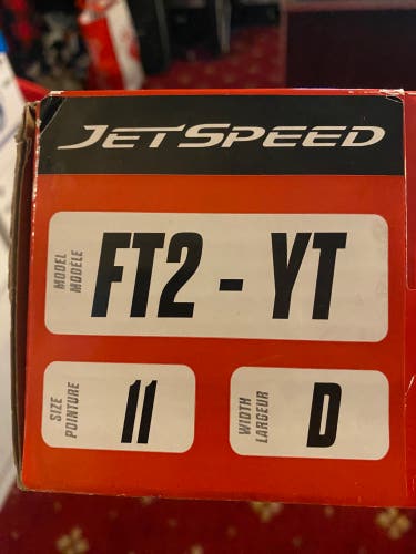 CCM Size 11 Youth JetSpeed FT2 Hockey Skates Regular Width 11 (New)