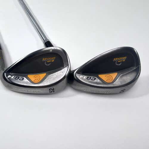 Cleveland CG14 Gunmetal Wedge Set 52* 10 56* 14 Traction Wedge Steel Mens RH