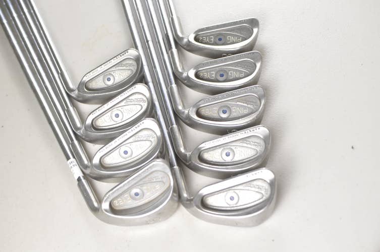 Ping Eye 2 3-W,SW Iron Set Stiff Flex Blue Dot Right Steel #227345