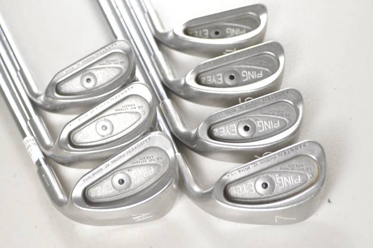 Ping Eye 2 4-W Iron Set Stiff Flex Black Dot Right Steel #227344