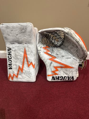Vaughn V10 Pro Carbon Glove & Blocker Pro Stock Item#LHV10E