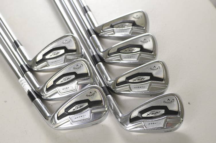Callaway Apex Pro 16 5-PW,AW Iron Set Stiff RH Project X Rifle 6.0 Steel #227069