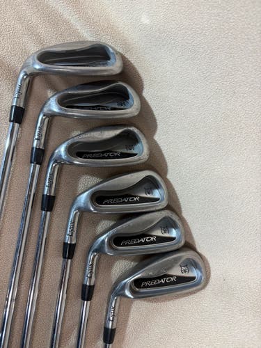 Men's Lynx Predator Left Hand Iron Set Regular Flex (Used)