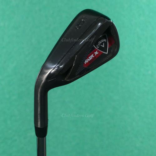LH Callaway RAZR X Black Single 6 Iron True Temper M-10 XP Steel Uniflex