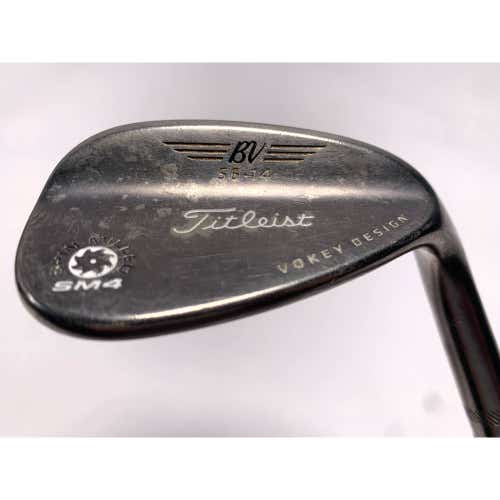 Titleist Vokey Spin Milled SM4 Black Sand Wedge SW 56* 14 Bounce Vokey Wedge RH