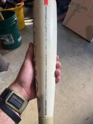 2024 Warstic Bonesaber Hybrid USSSA Certified Bat (-10) 17 oz 27" (Used)