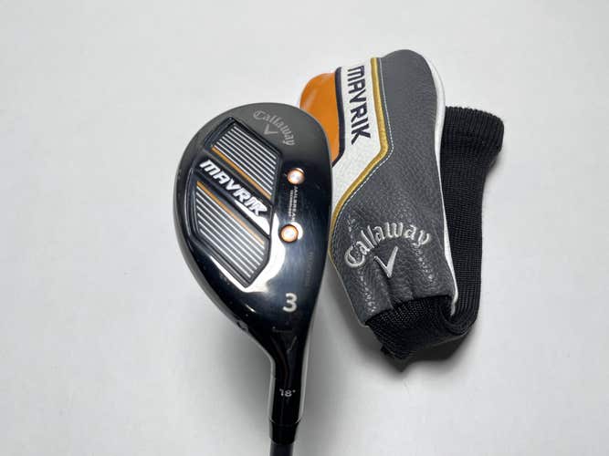 Callaway Mavrik 3 Hybrid 18* Project X Catalyst 6.0 75g Stiff RH HC