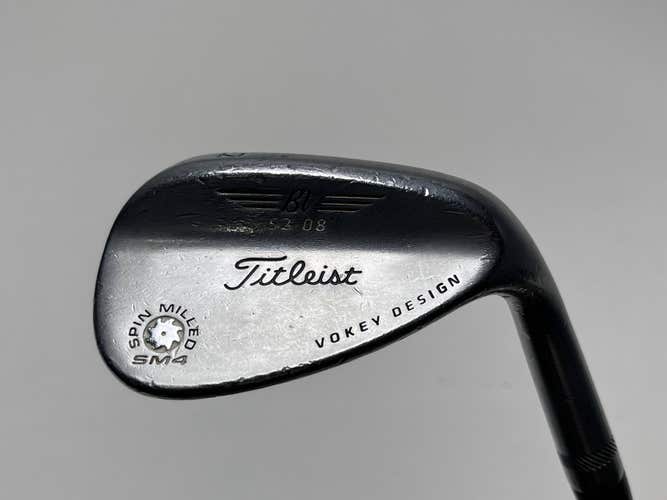 Titleist Vokey Spin Milled SM4 Chrome Gap Wedge GW 52* 8 Bounce Wedge RH