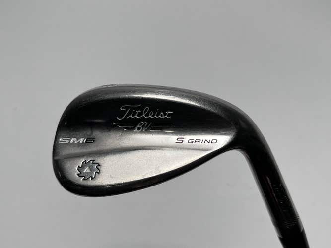 Titleist Vokey SM6 Steel Grey Wedge 58* 10 Bounce S-Grind Wedge Steel Mens RH