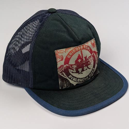 RECAPS Bridger Bowl Avalanche Dogs Trucker Hat Ski Core Mountain Gorpcore