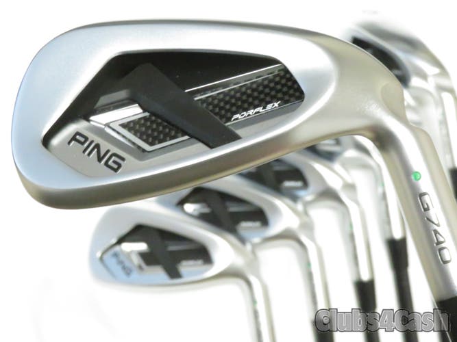 PING G740 Irons Green Dot UST Mamiya Recoil DART 75 F3 Regular 5-P+U  +1/2" TALL