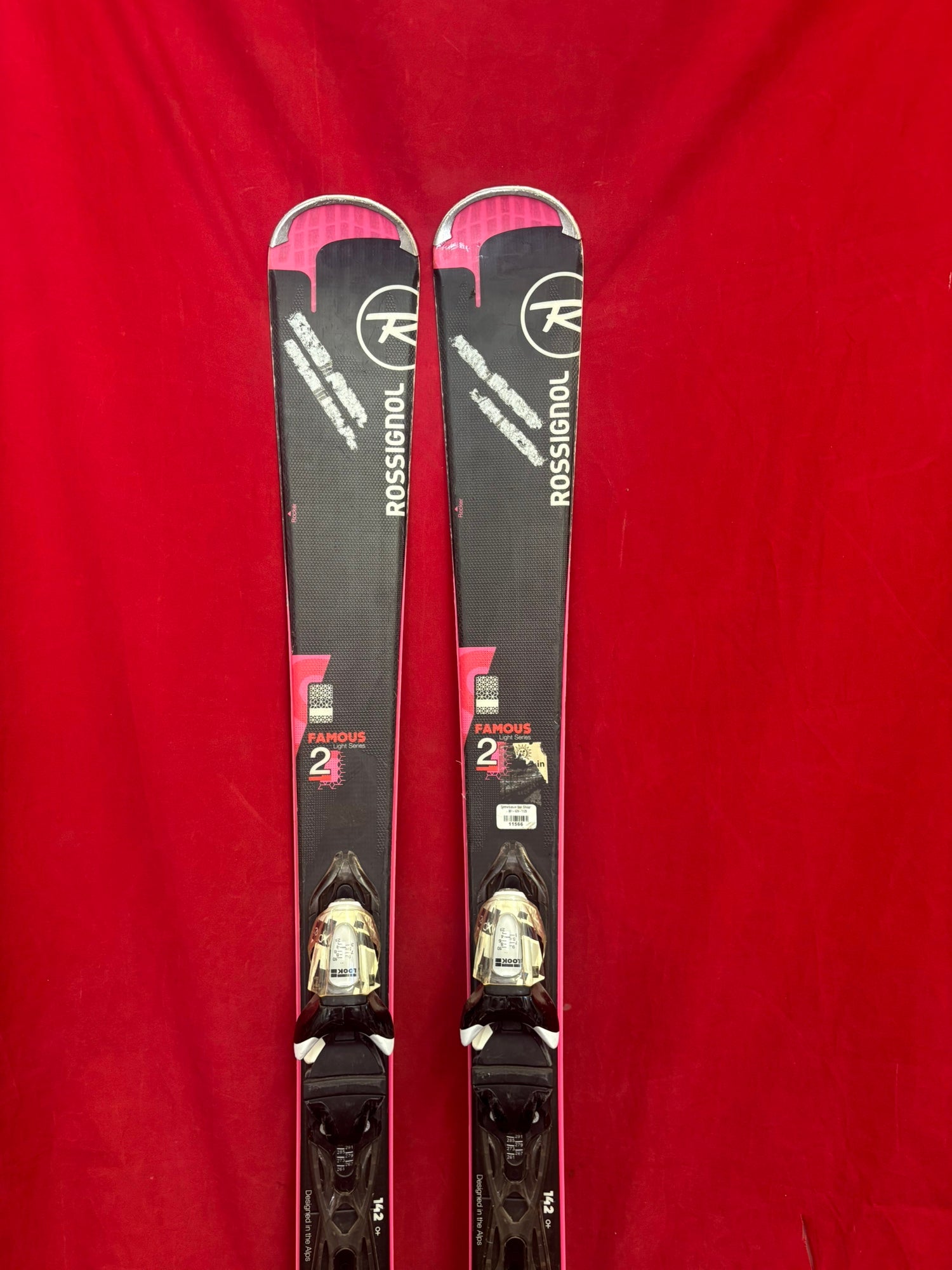 Skis: Rossignol Famous 2 women's all-mountain carving skis, 142cm
