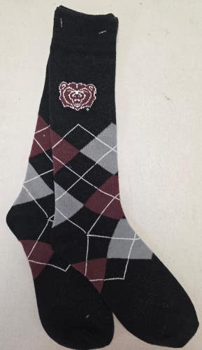 ST2 NCAA MONTANA GRIZZLIES Crew Socks OSFM One Size Fits Most FREE SHIPPING