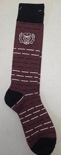 ST4 NCAA MONTANA GRIZZLIES Crew Socks OSFM One Size Fits Most FREE SHIPPING