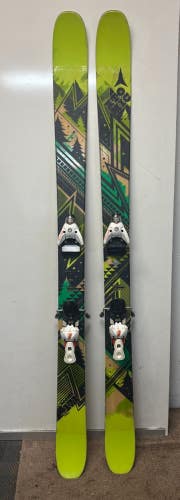 Atomic Access 171cm 128-100-120 Partial Twin Rocker Skis Salomon STH12 Bindings