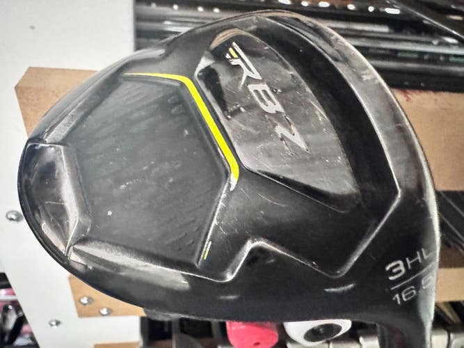 TaylorMade RBZ Black 16.5 (3HL) Fairway Wood RocketFuel 55 Stiff Graphite 1004