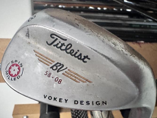 Titleist Vokey 2009 Chrome 58 Wedge Dynamic Gold Wedge Flex Shaft 1005