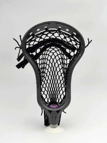 Nosch Pockets × 5LAX RC1 INK Carbon — StringKing 5X Blackout Pocket, Strung (OO-0071)