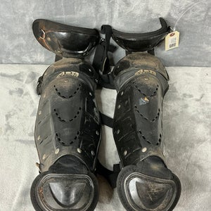 Black Intermediate AD Star Catcher's Leg Guard (Used)