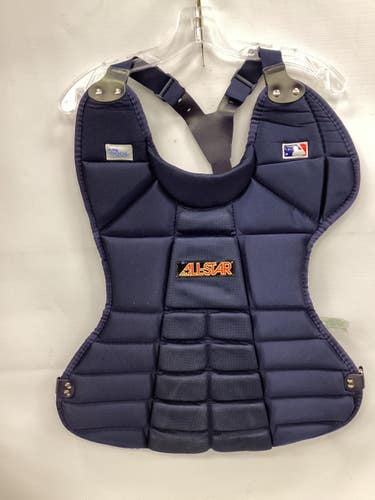 Used All-Star CP1216A Catchers Chest Protector Navy Blue Intermed 11851-S000052505
