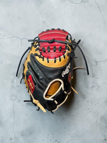 Rawlings Heart of the Hide RH Catcher's Baseball Glove 34" (Used)