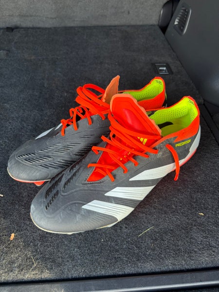 Black Men's Size M 11.0 (W 12.0) Adidas Predator Elite SG Detachable Cleats Cleats (Used)
