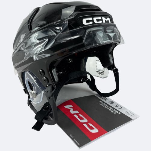 Pro Stock New Medium Black CCM Super Tacks X Hockey Helmet