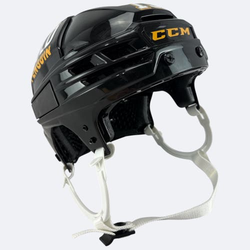 Pro Stock New Small Black CCM Super Tacks X Hockey Helmet Pittsburgh Penguins Cody Glass