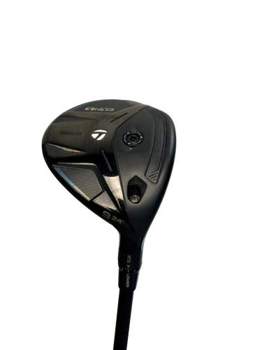 TaylorMade Qi4D Core 9 Wood 24 RH REAX 75 S Used