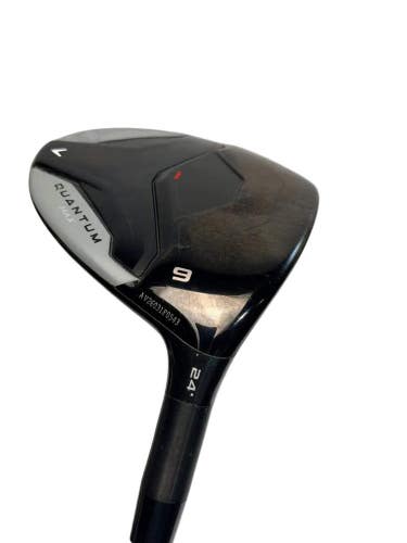 Callaway Quantum Max 9 Wood 24 RH Denali Charcoal 70g 6.0 Stiff Used