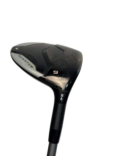 Callaway Quantum Max 9 Wood 24 RH Project X Denali Charcoal 60g 6.0 Stiff Used