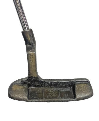 State Farm Vintage Logo Putter Made In USA RH Steel 34" Golf Pride Paddle Grip