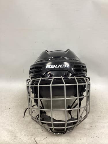 Used Bauer IMS 5.0 Helmet Cage Combo Black SM 11851-S000052035