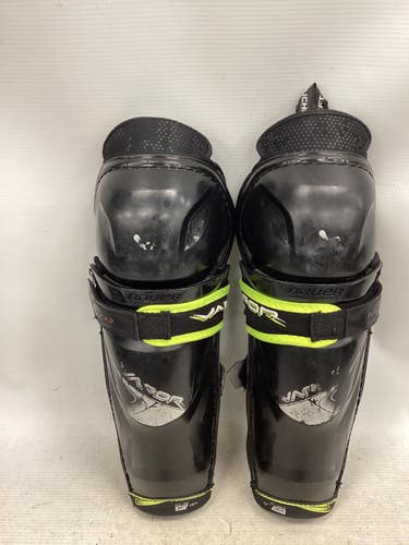 Used Bauer FLY40 Junior Shin Guards Black 11" 11851-S000052467
