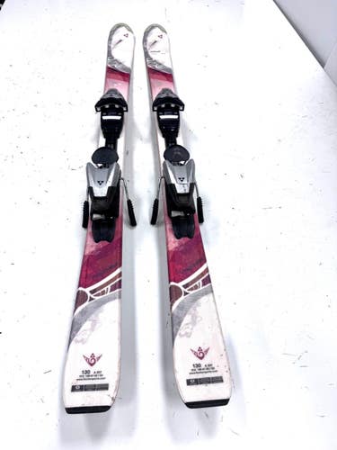 Used Fischer FISCHER JR Boys DH Ski/Binding White 130 cm 11860-S000316025