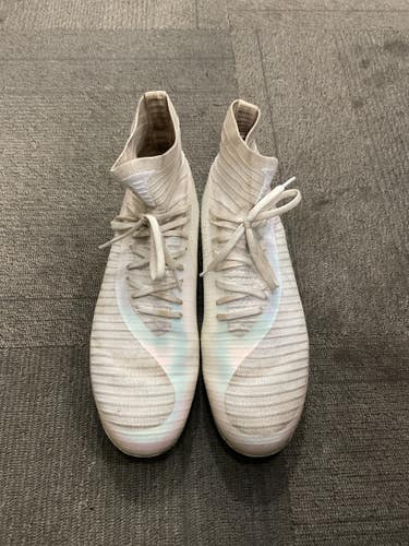 Used Under Armour LAX Cleats Mens White Senior 10 11614-S000244356