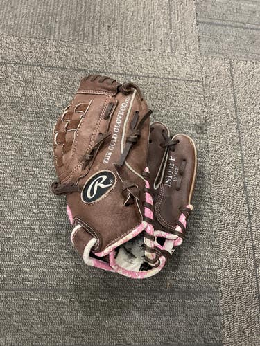 Used Rawlings INSTINCT SERIES BB/SB Glove RH Throw Brown 10" 11614-S000244359