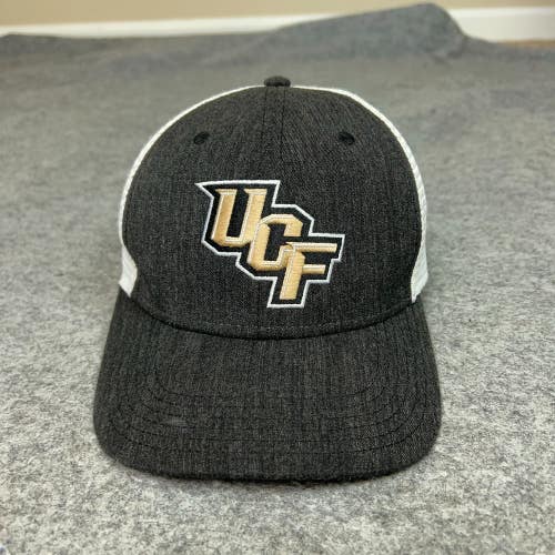 UCF Knights Mens Hat Snapback Trucker Black White College Sports Cap NCAA Logo ^