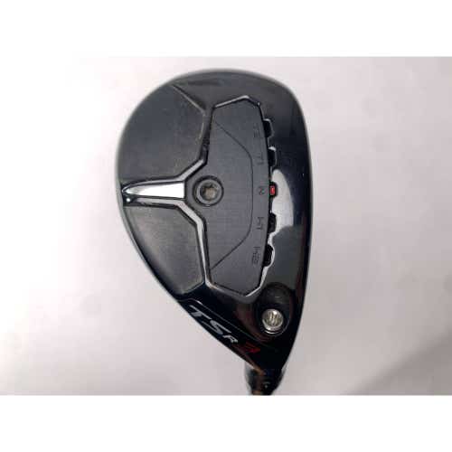 Titleist TSR3 3 Hybrid 19* Mitsubishi Chemical MMT 50g Regular Graphite Mens RH
