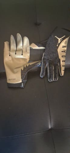 Black Large Adult Air Jordan Gloves (Used)